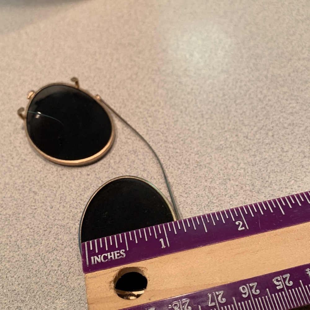 Vintage Bugle Boy Clip On Sunglasses - Picture 5 of 9